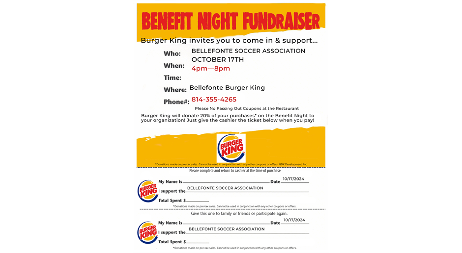 BK Fundraiser Night